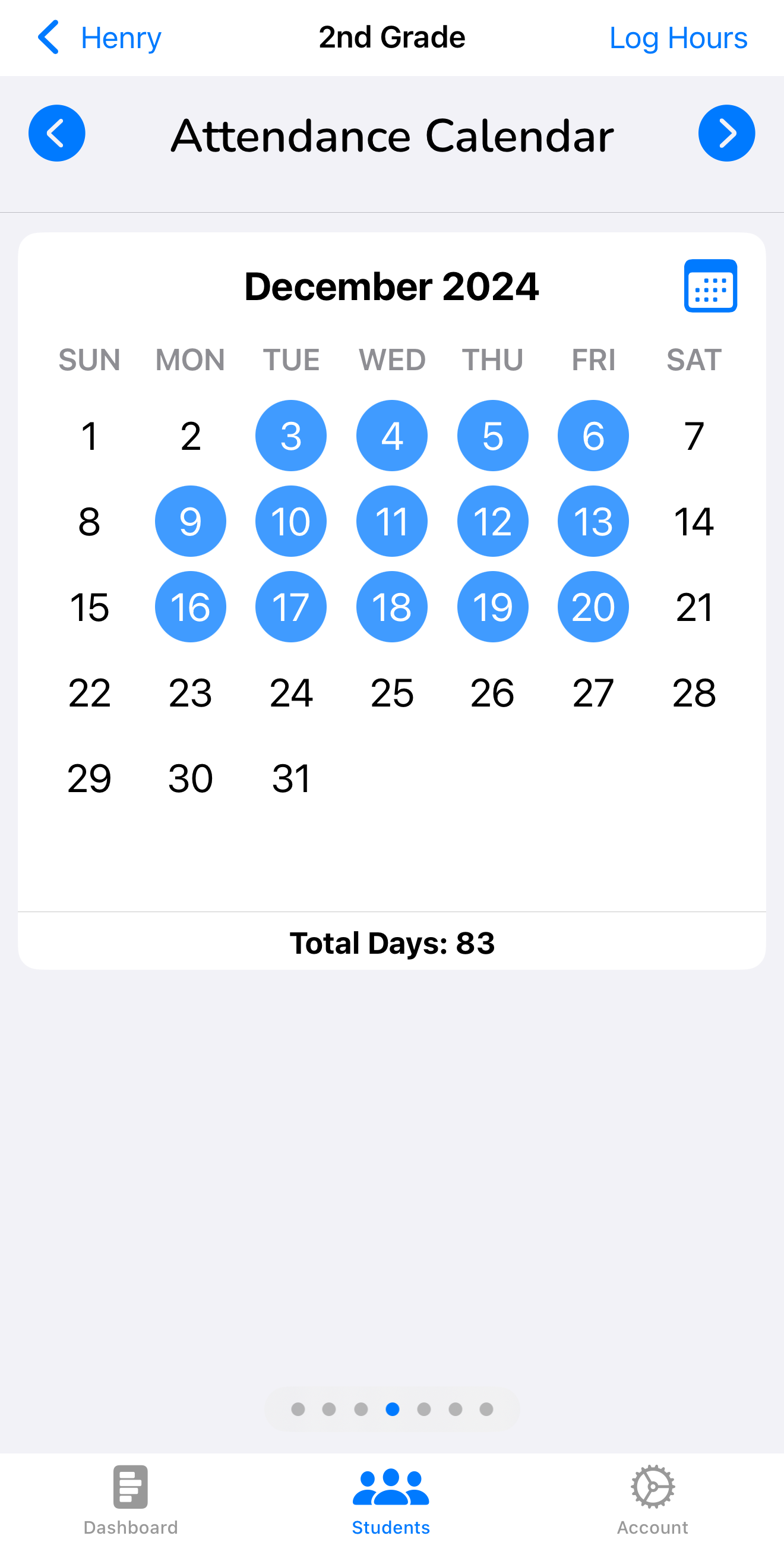 Attendance tracking